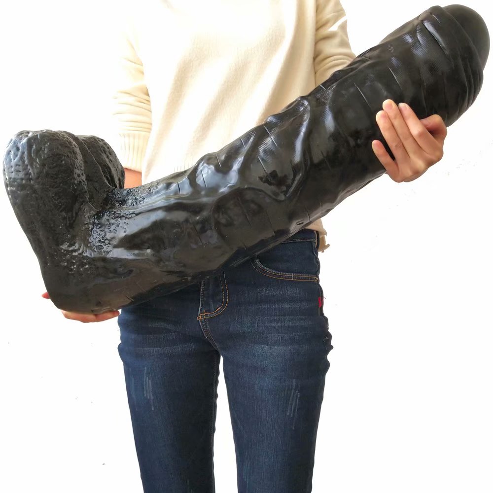 Worlds Biggest Dildo 25 Inch Realistic With Foreskin
