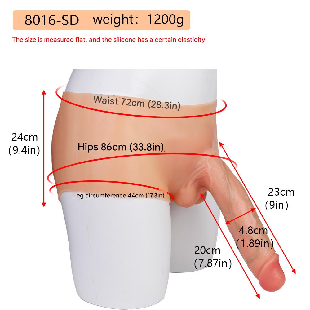 Silicone Realistic 9 Inch Big Dildo Pants