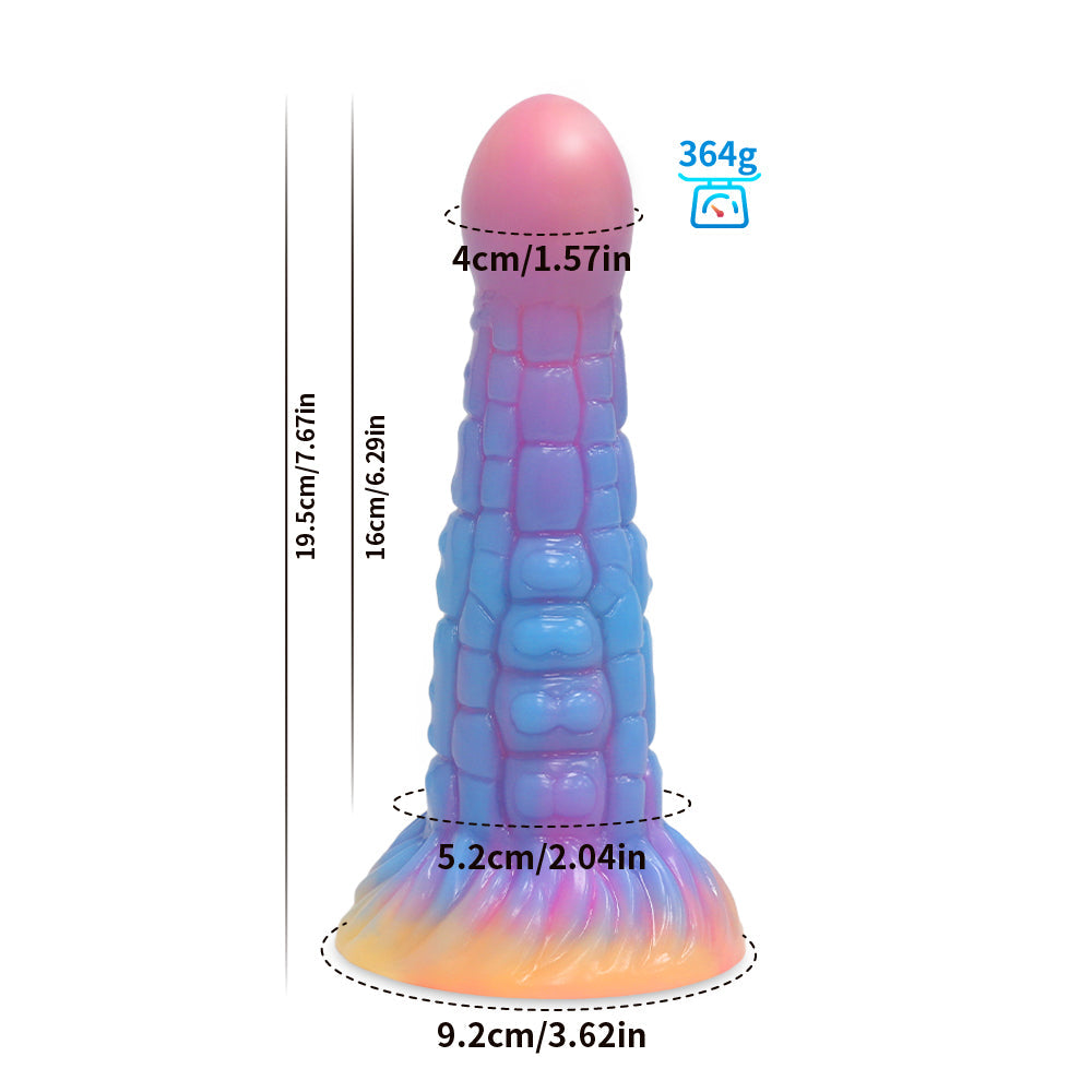Glow In The Dark Creature 7 Inch Dildo