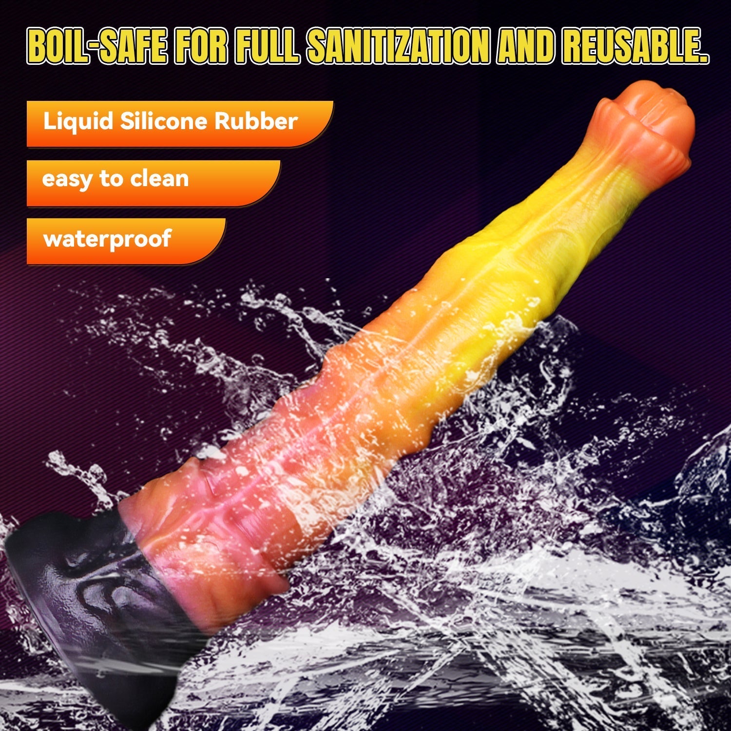 Dual Density Large Realistic Horse Penis Dildo