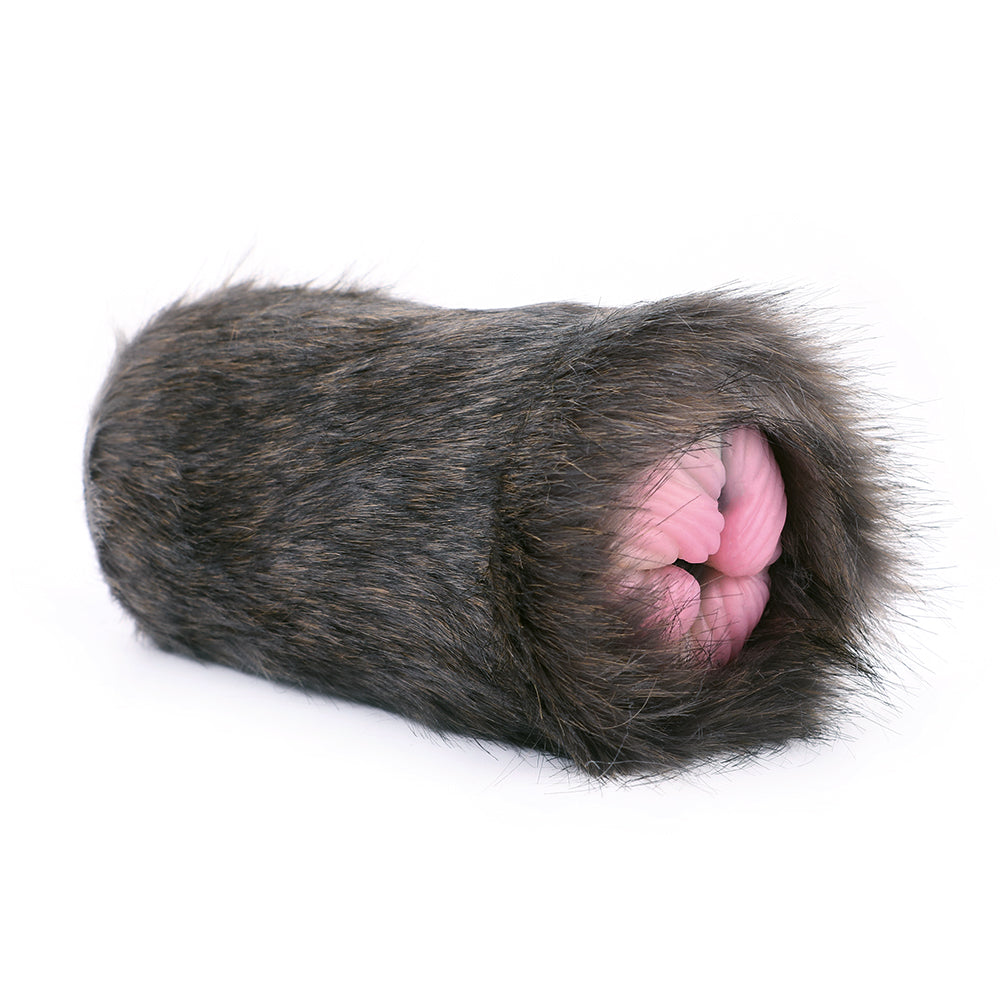 Black Furry Wild Cat Fantasy Pocket Pussy