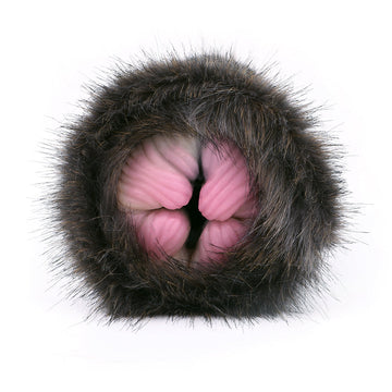 Black Furry Wild Cat Fantasy Pocket Pussy