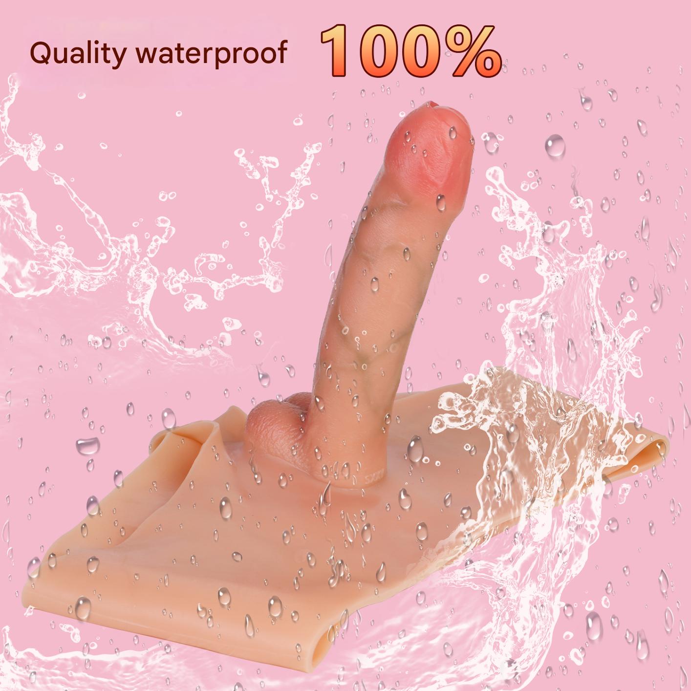 Realistic Silicone Cock Wearable 8 Inch Dildo Pants