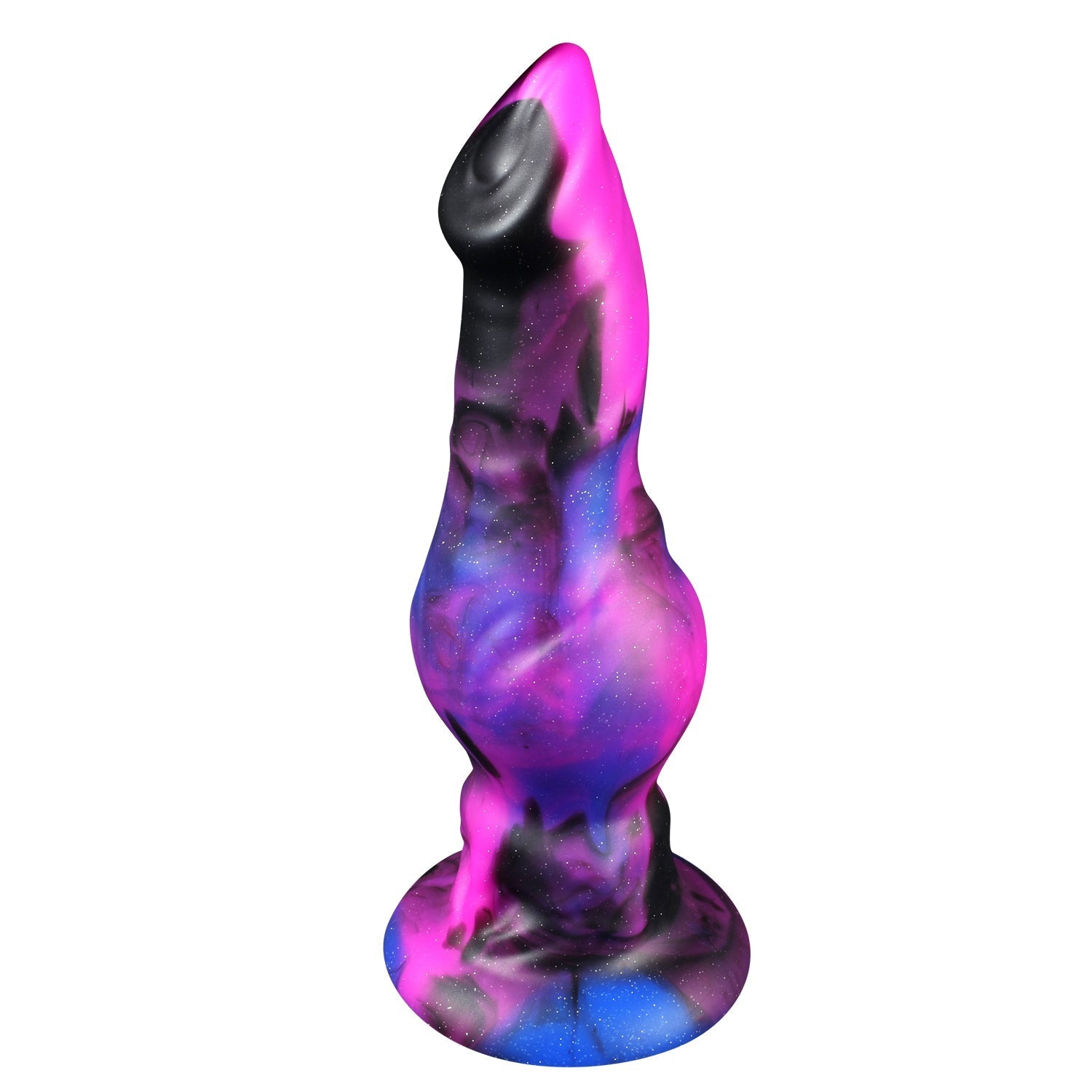 Fantasy Purple Silicone Dog Knot Dildo