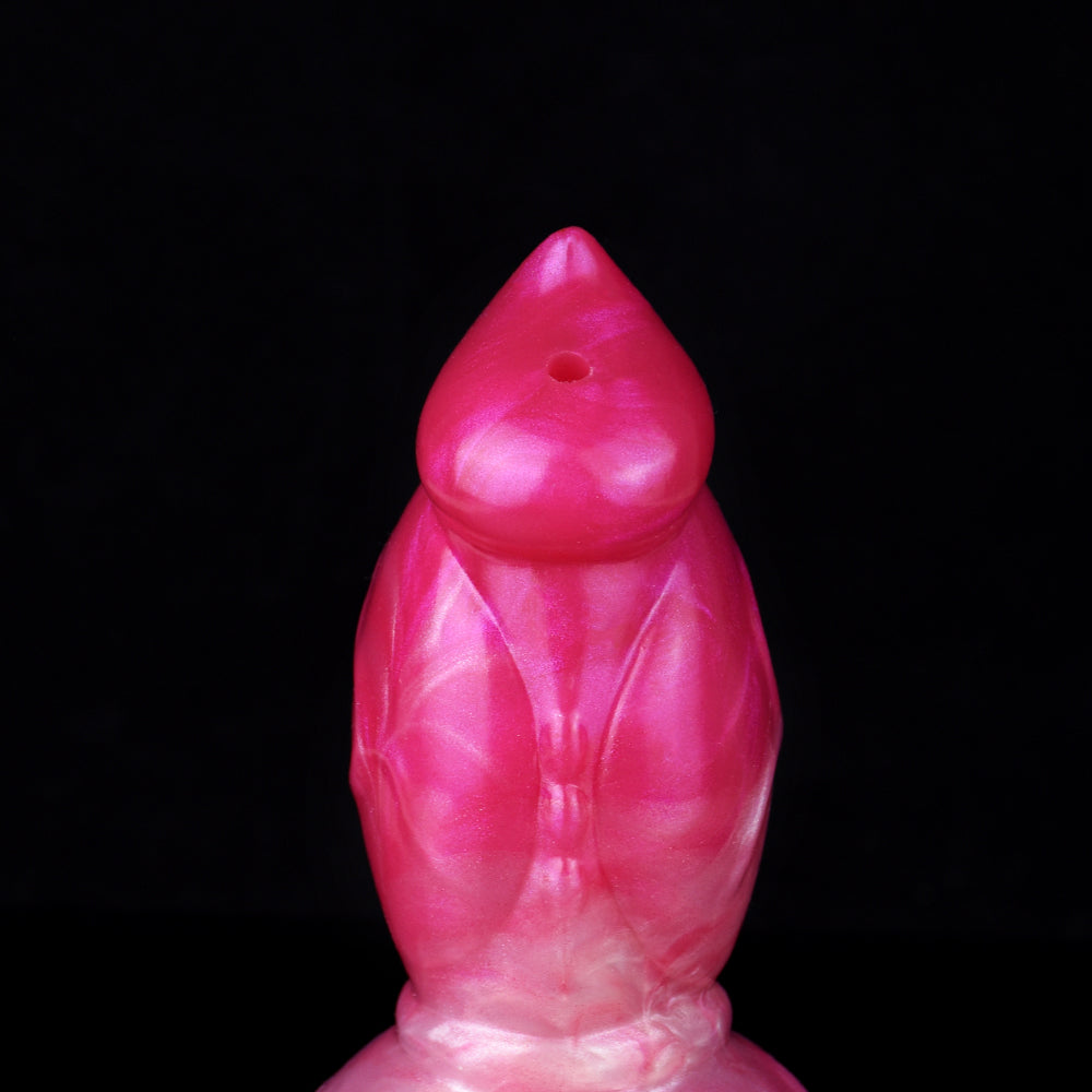 8 Inch Pink Big Knot Dog Squirting Dildo