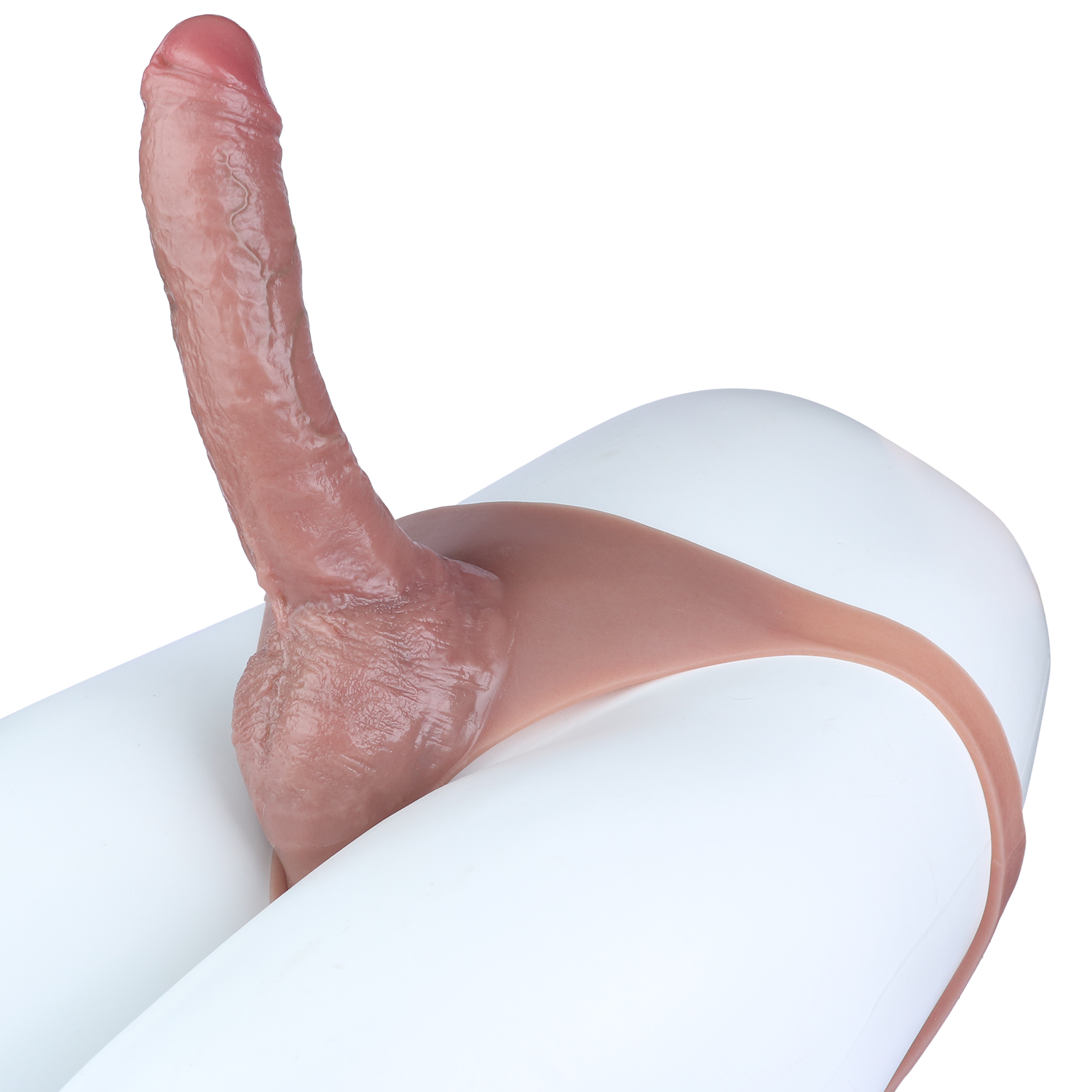 8 Inch Triangle Realistic Thick Dildo Pants