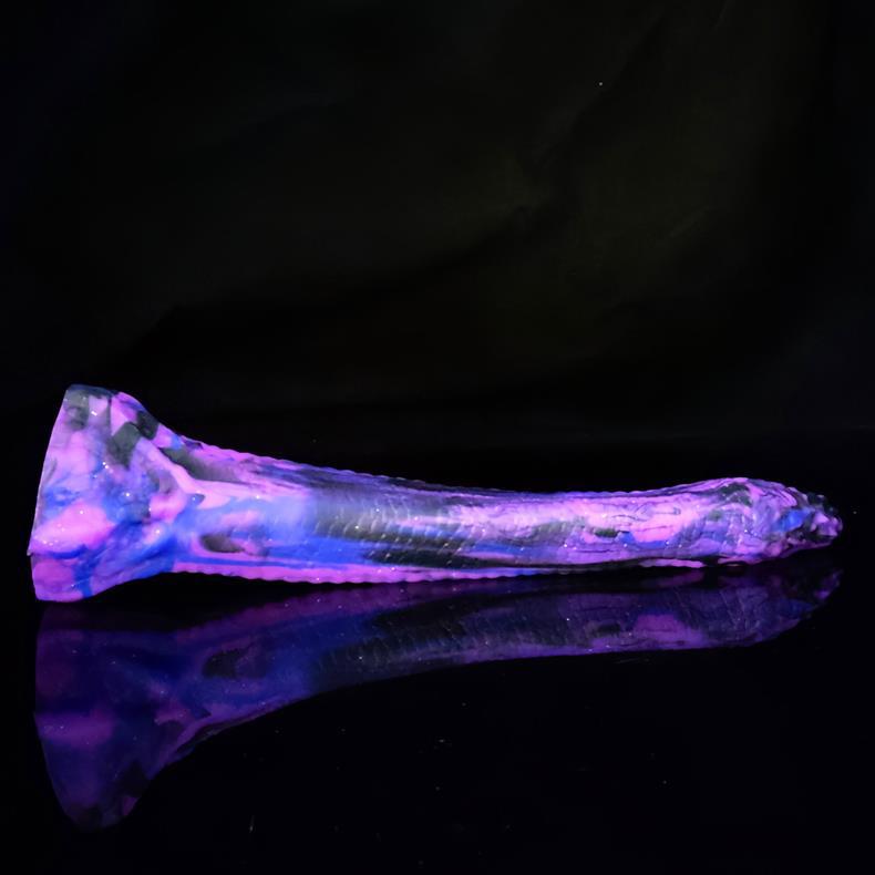 10 Inch Purple Slim Snake Tentacle Dildo