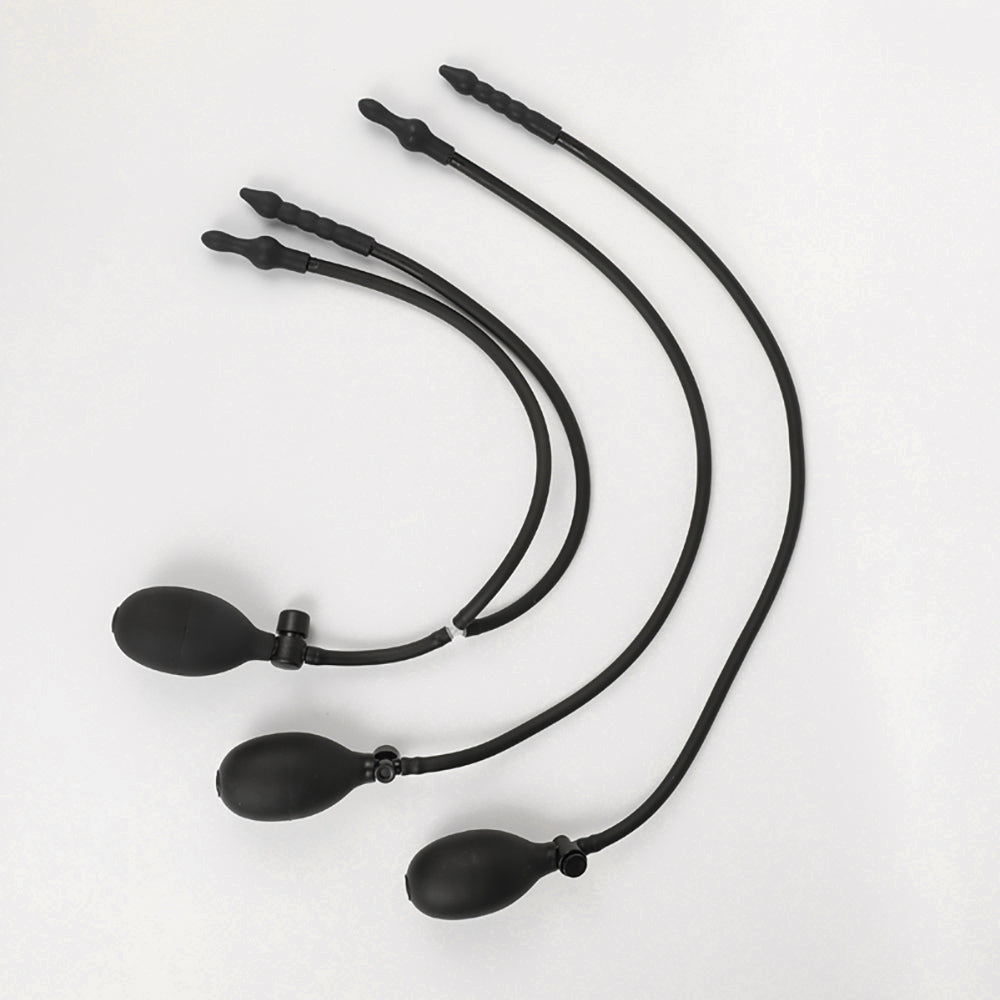 Double Anus Beads Inflatable Butt Plug