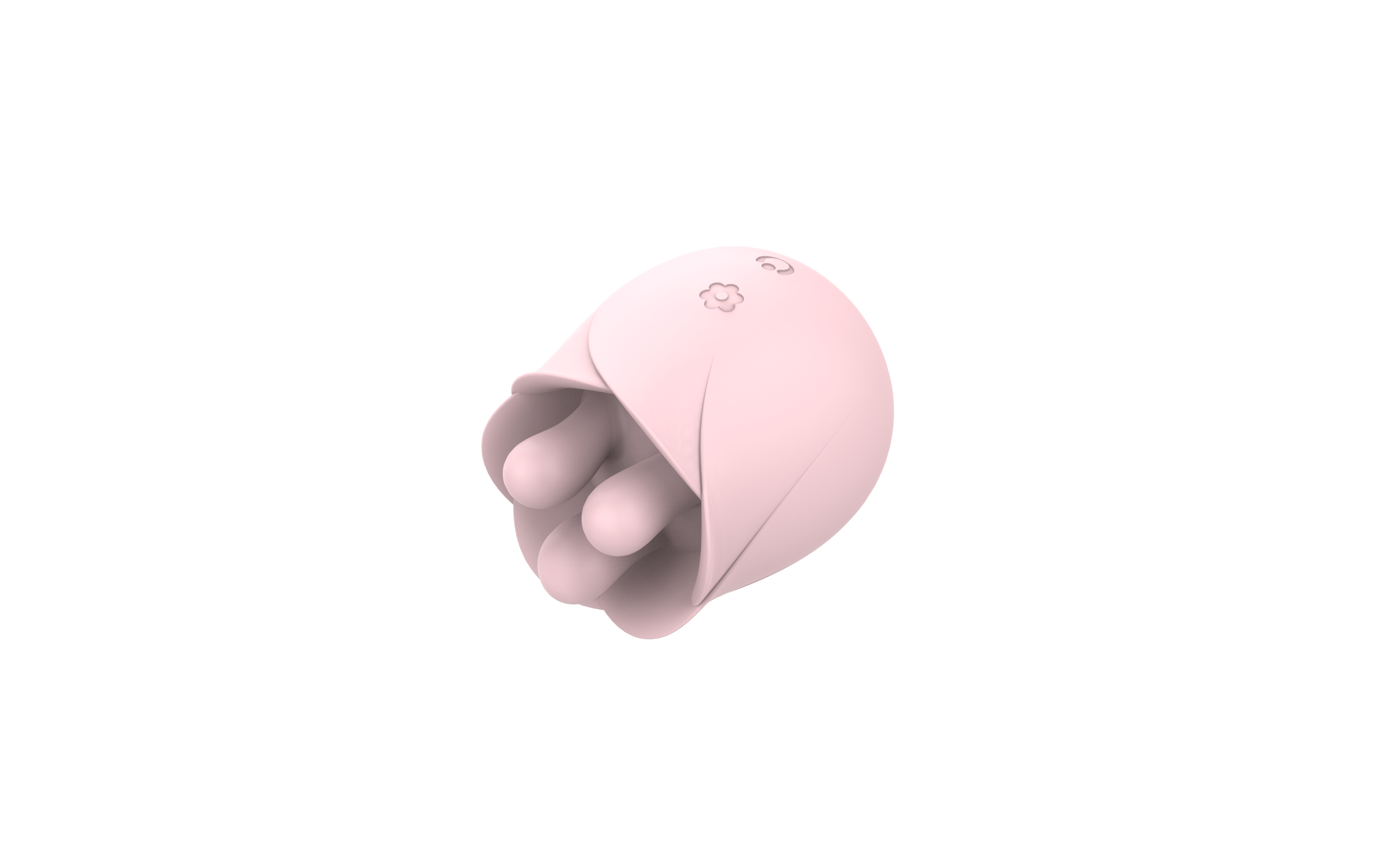 Pink Rotating Vibration Clitoral Stimulator Rose Toy