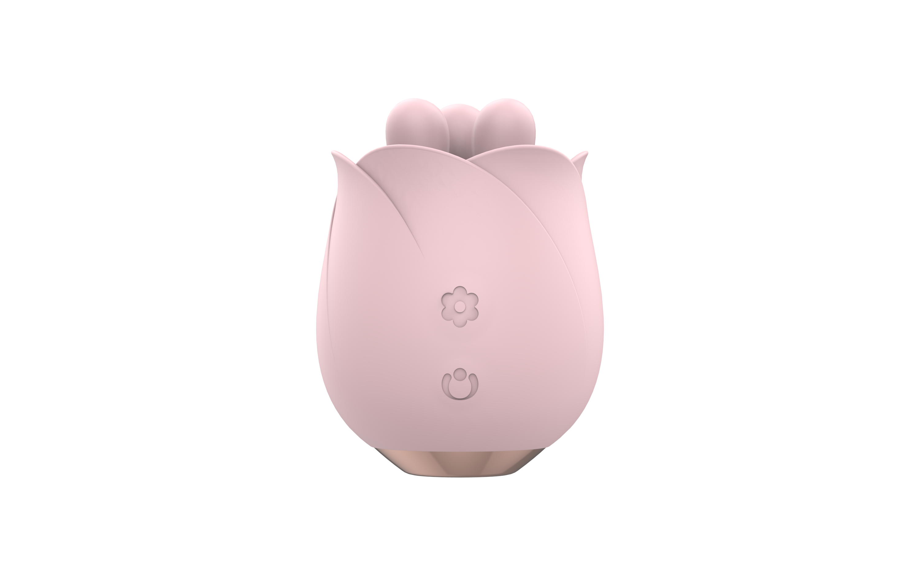Pink Rotating Vibration Clitoral Stimulator Rose Toy