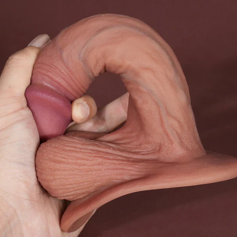6 Inch Realistic Silicone G Spot Curved Dildo