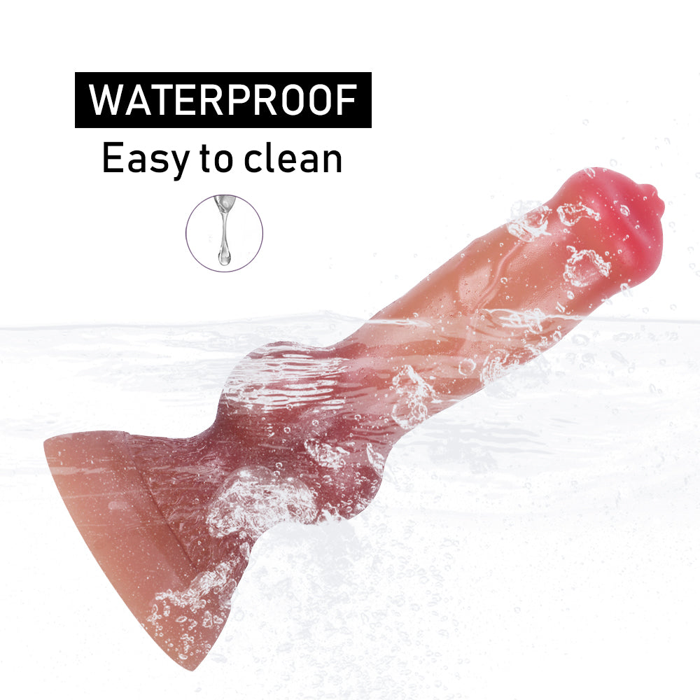 7 Inch Ultra Realistic Silicone Dog Dildo