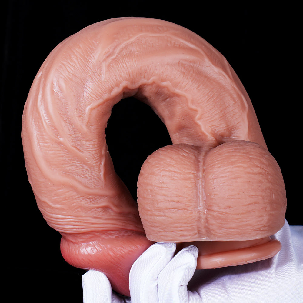 14 Inch Realistic Dual Density Silicone Giant Dildo