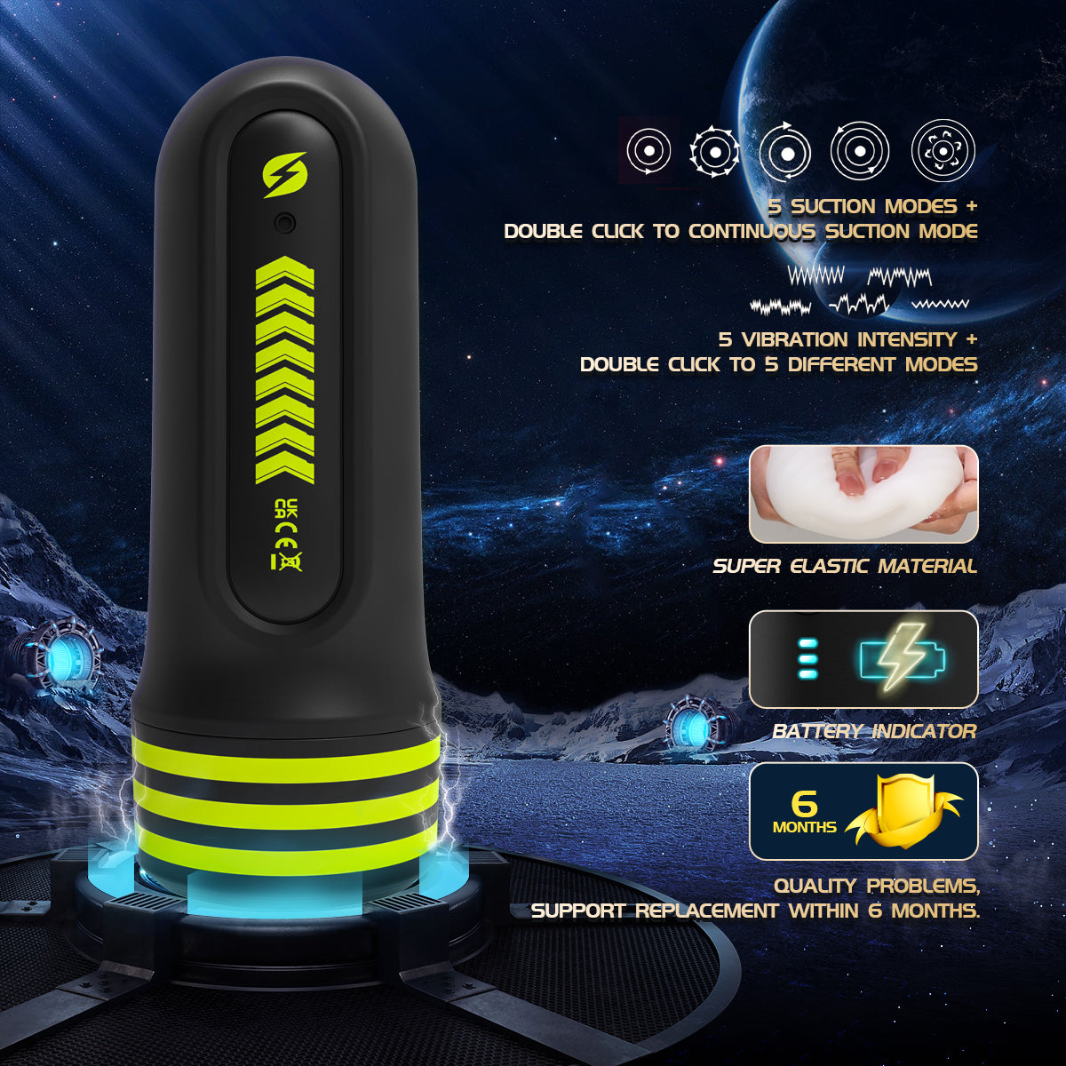 3 In 1 Male Decompression Masturbation Cup