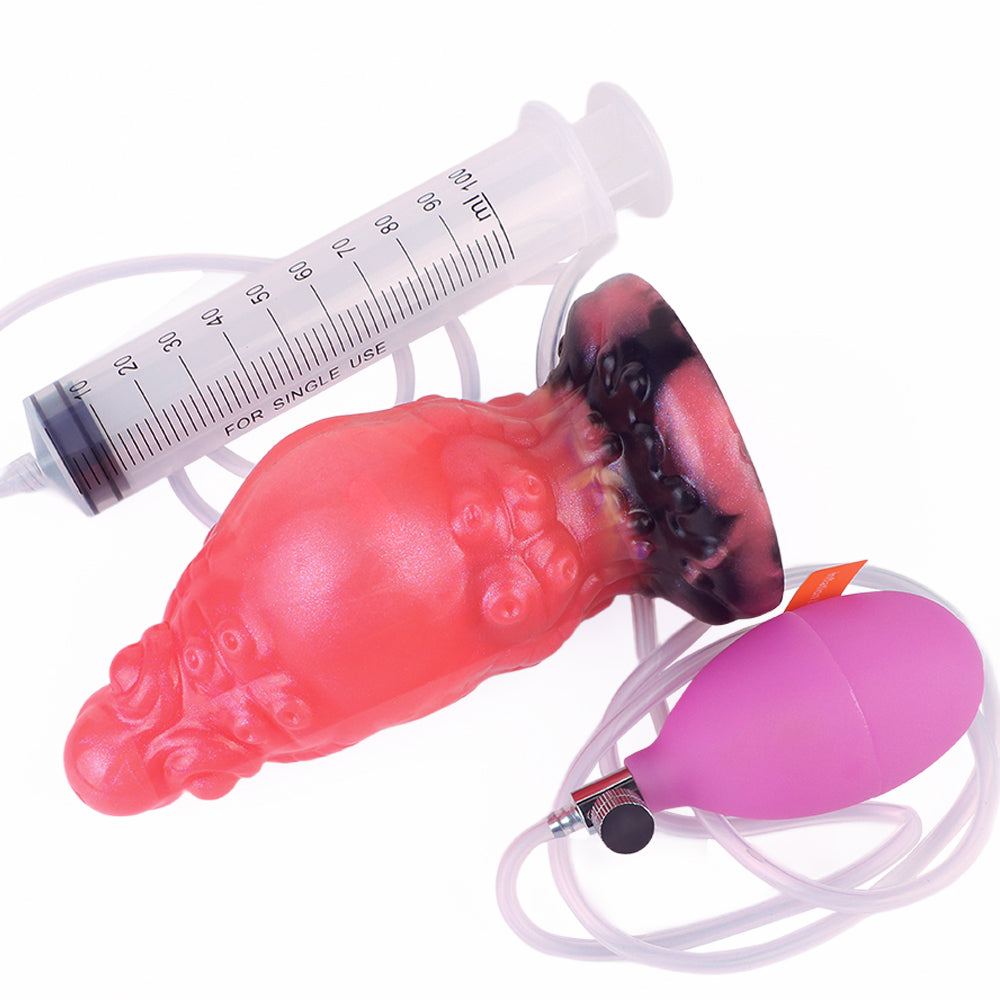 5 Inch Tentacle Inflatable Knot Ejaculating Dildo