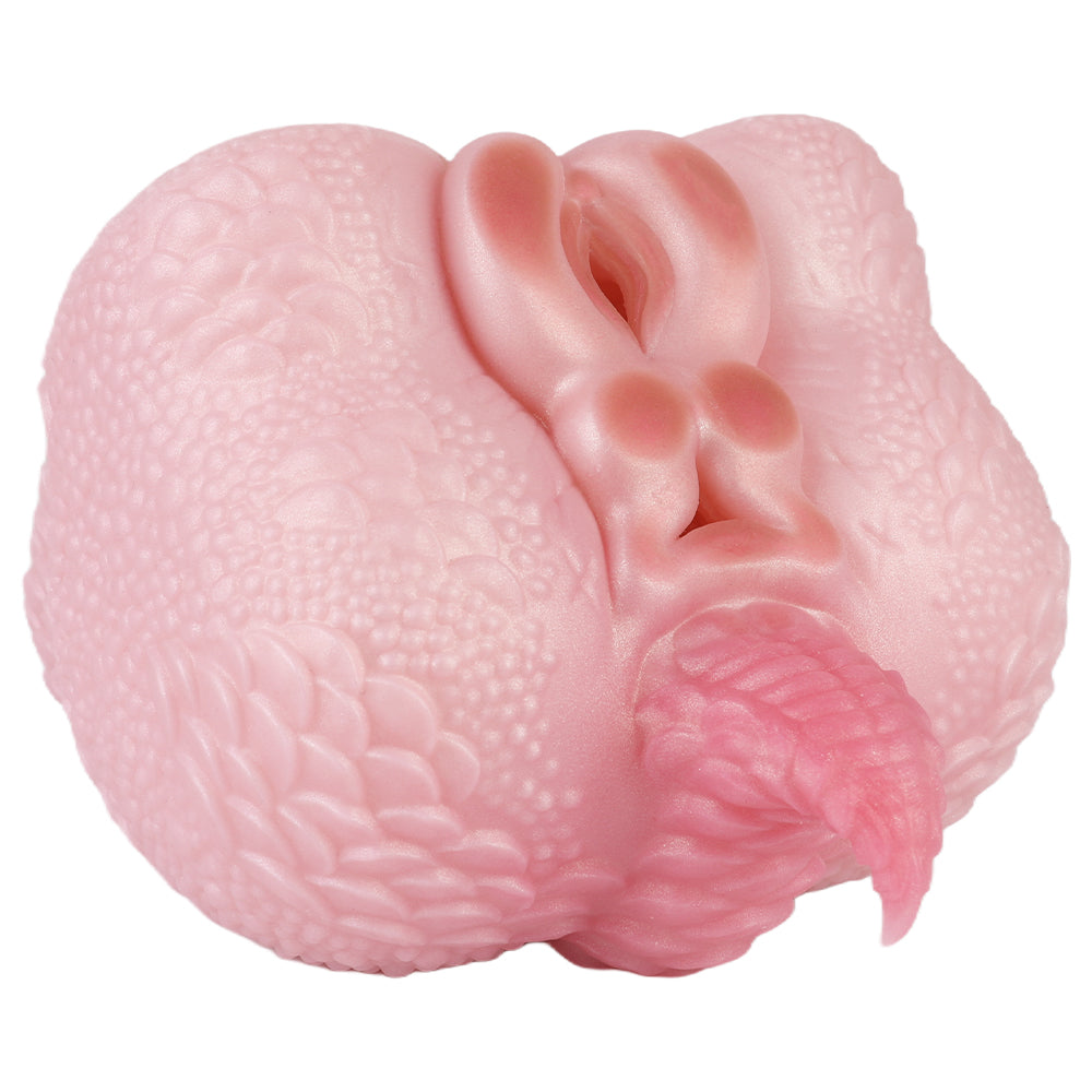 Pink Dragon Ass Double Channel Fake Vagina
