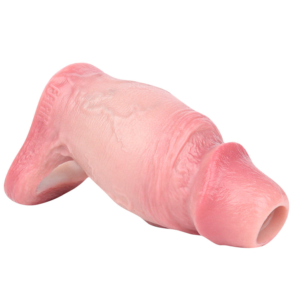 Huge Cock Sleeve Realistic Silicone Penis Enlargement Sleeve