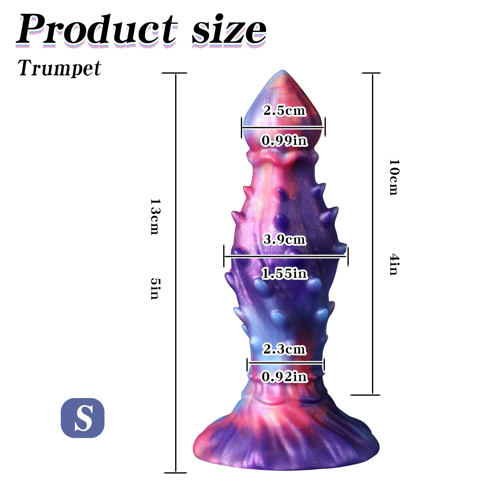 10 Inch Big Spiked Dildo Butt Plug