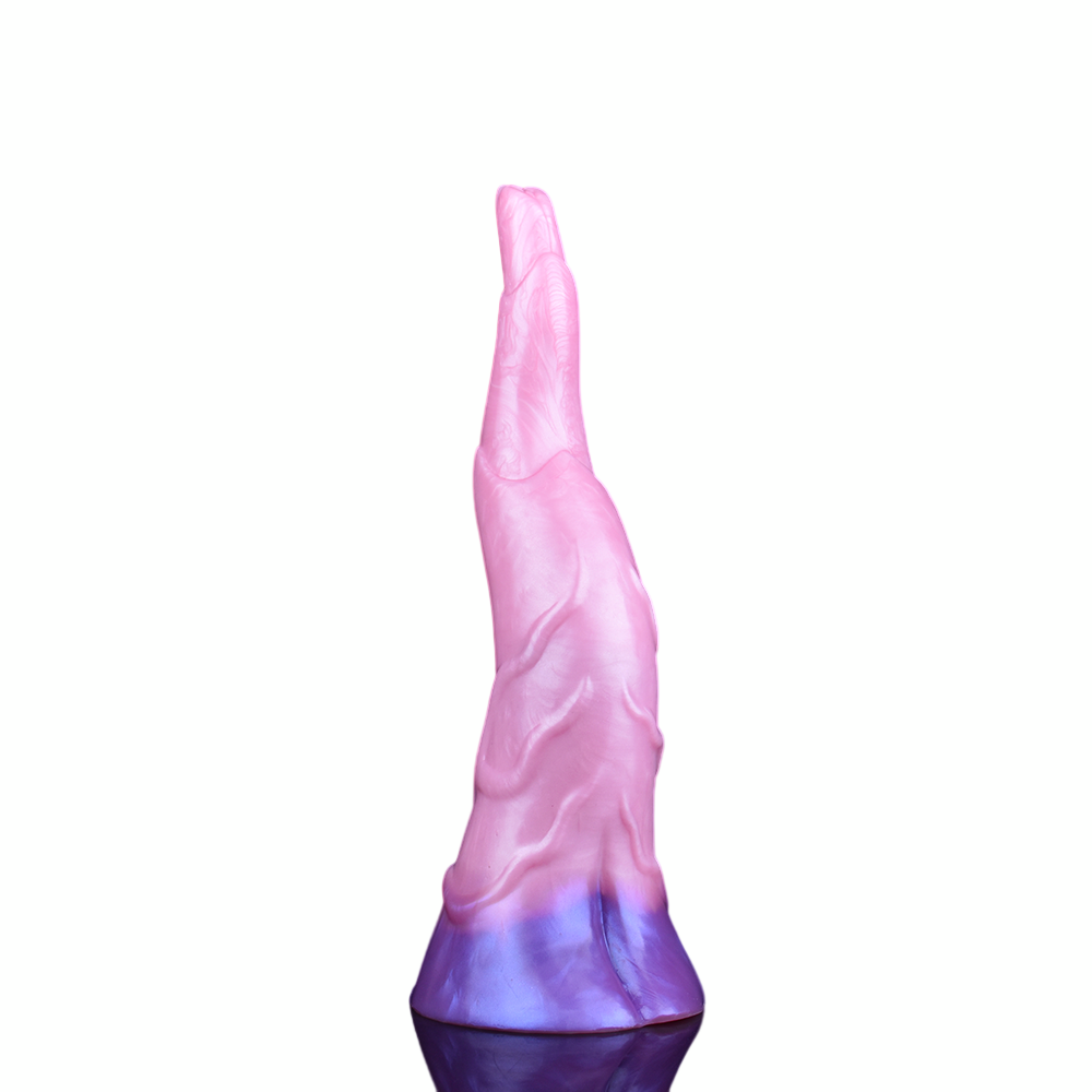 11 Inch Texture Monster Fantasy Curved Dildo