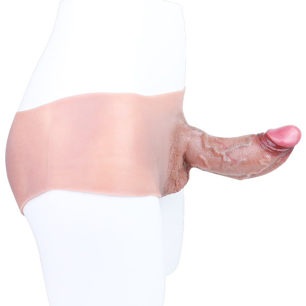 6 Inch Realistic Cock Vein Dildo Pants