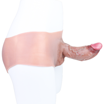 6 Inch Realistic Cock Vein Dildo Pants