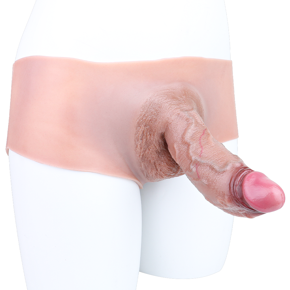 6 Inch Realistic Cock Vein Dildo Pants