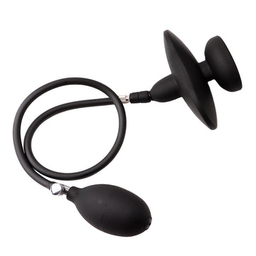 Inflatable Gag Black Silicone Bondage Toy