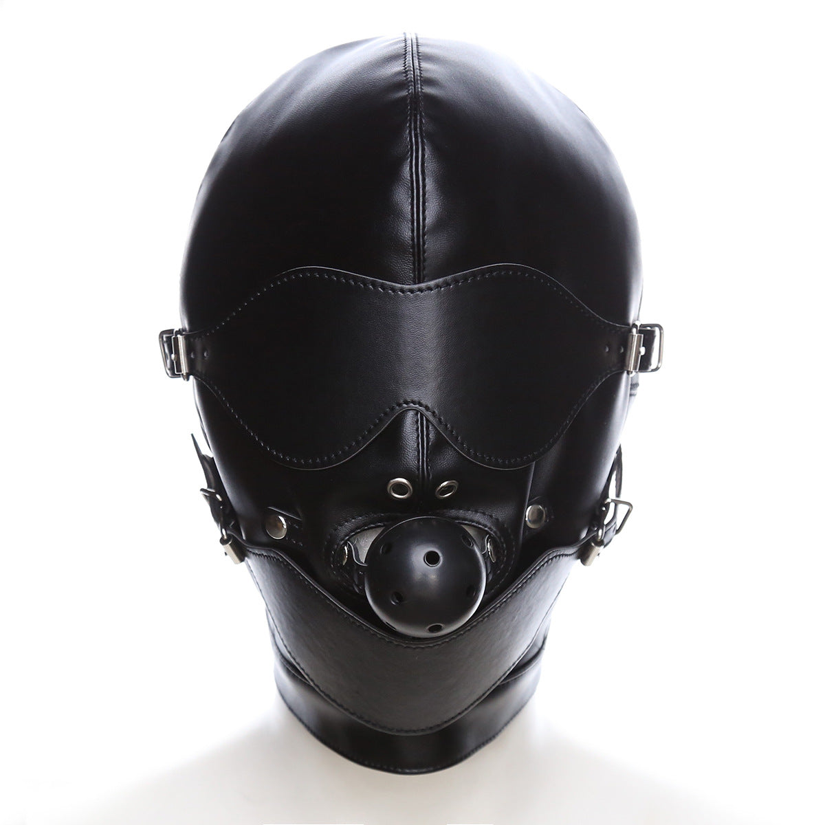 Bondage Hood Blindfold And Gag Three Piece Set
