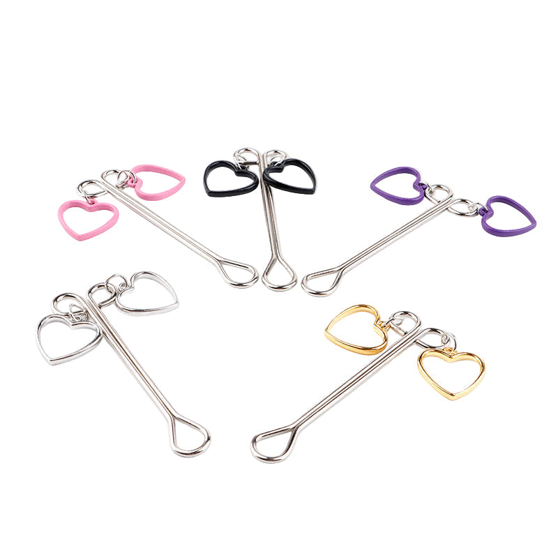 Clitorial Clamp Metal Heart Pendant Sex Toy