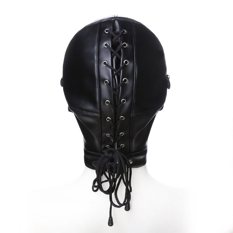 Bondage Hood Blindfold And Gag Three Piece Set