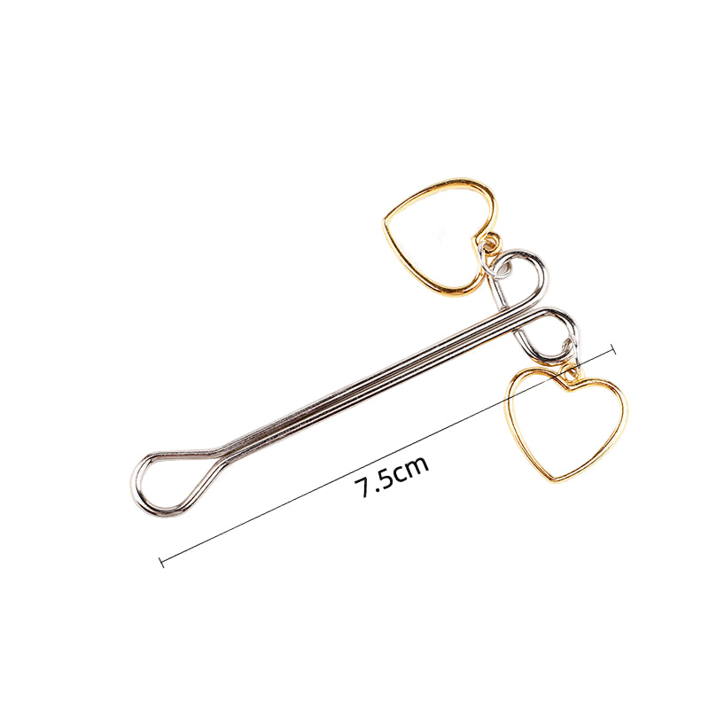 Clitorial Clamp Metal Heart Pendant Sex Toy