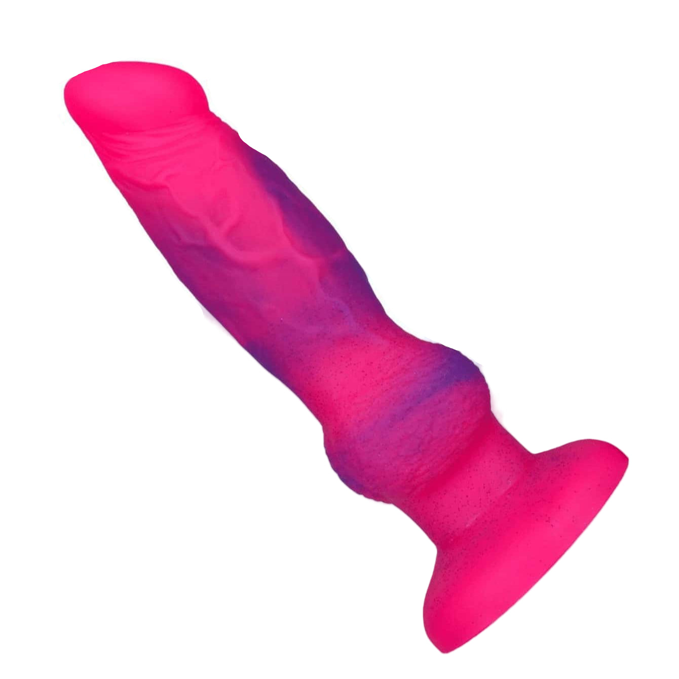 Pink Silicone Dog Knot Anal Dildo