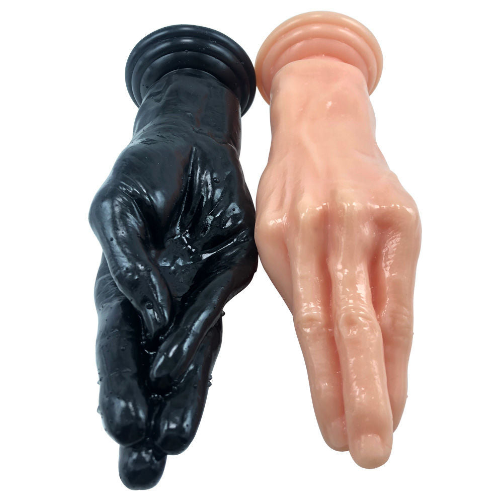 8 Inch Black Short Hand Fisting Dildo