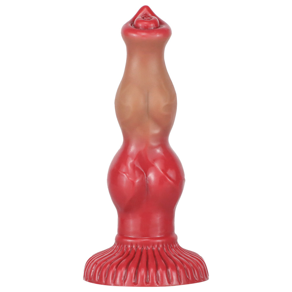 Realistic Canine Silicone Dildo with Knot