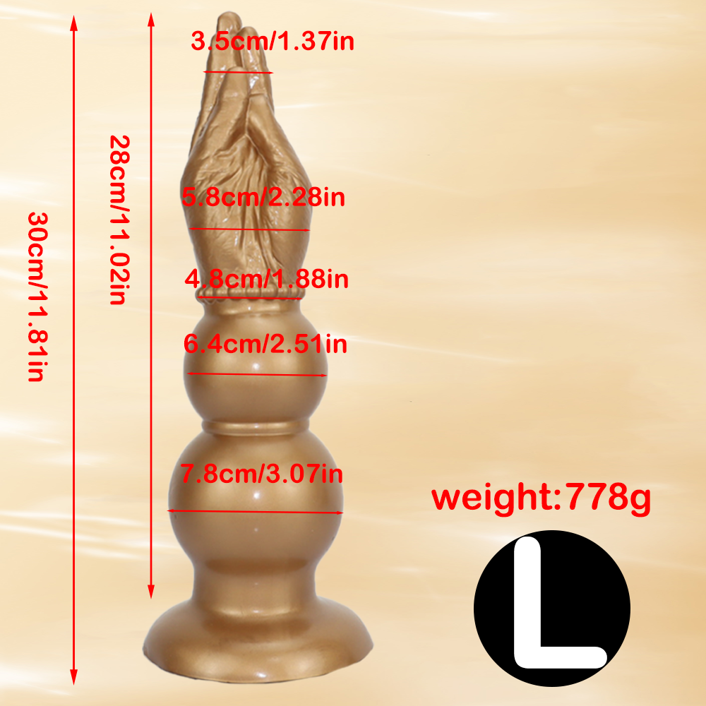 11 Inch Double Knot Silicone Fistingdildo
