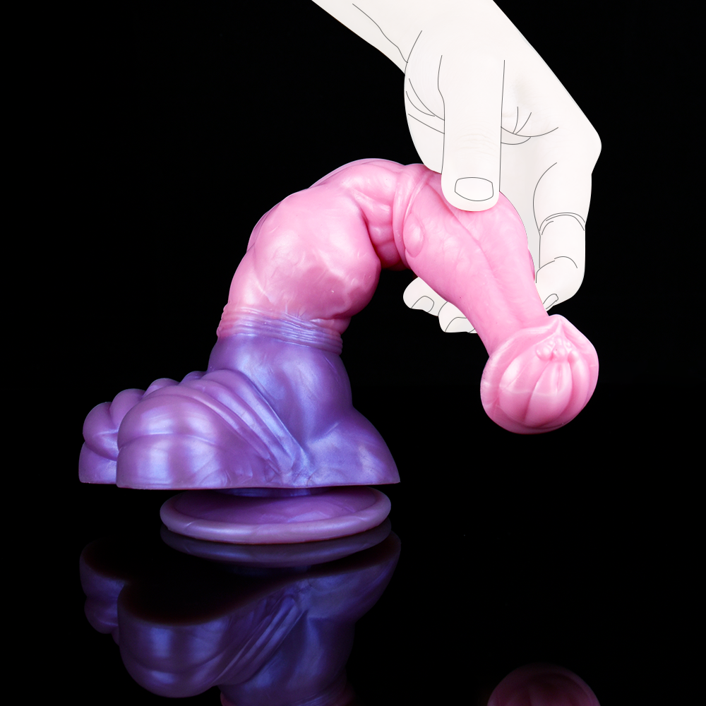 Pink Knot Big 11 Inch Horse Dildo