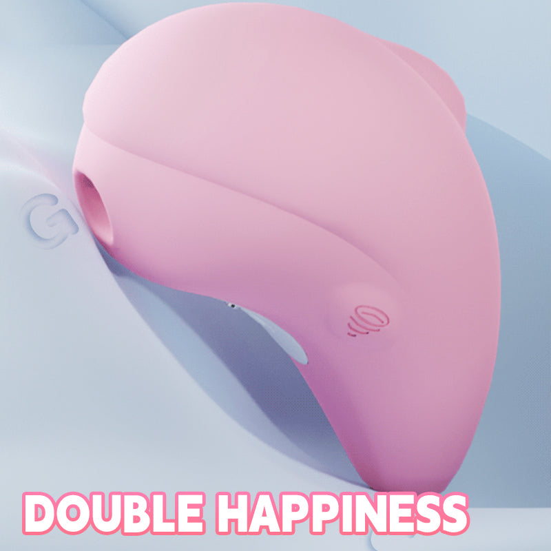 Small Delicate Dolphin Clit Sucking Vibrator—With disinfection chamber