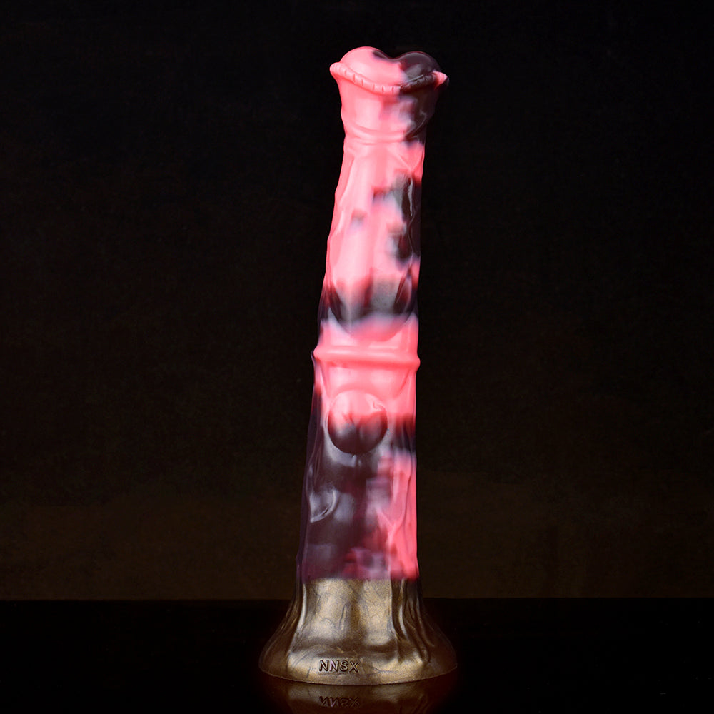 12 Inch Flower Glans Penis Horse Dildo