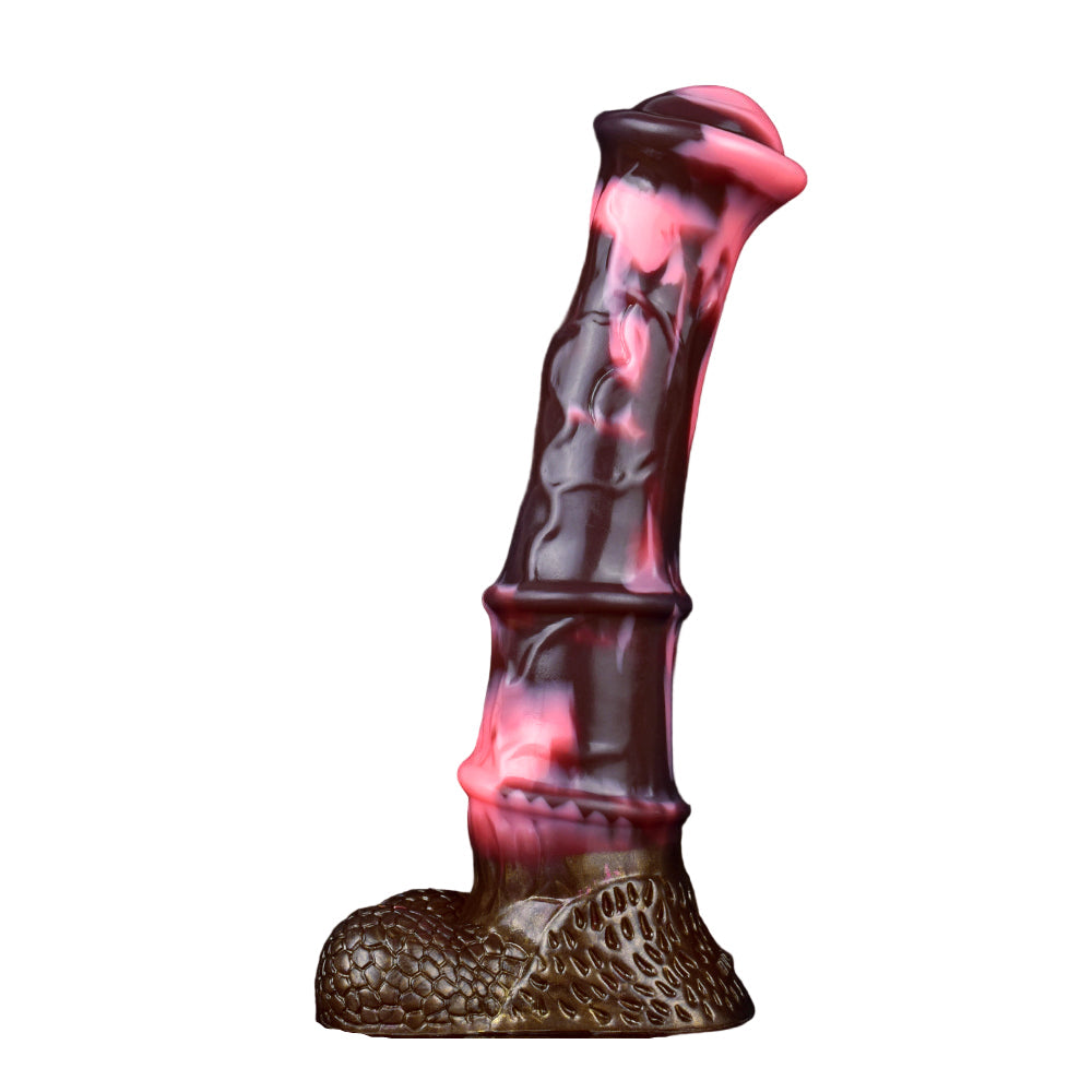 10 Inch Silicone Horse Dildo with Ball Base
