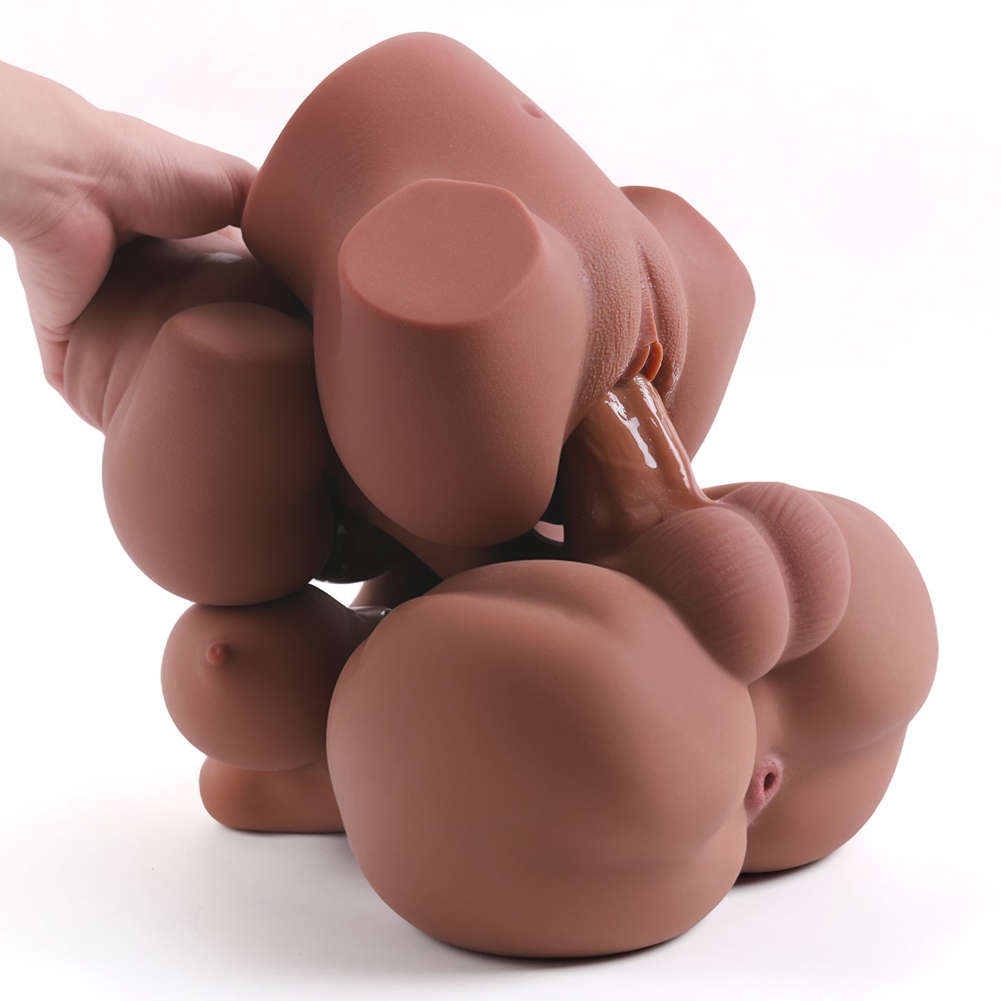 Double Penis Big Ass Sex Doll Torso Dildo