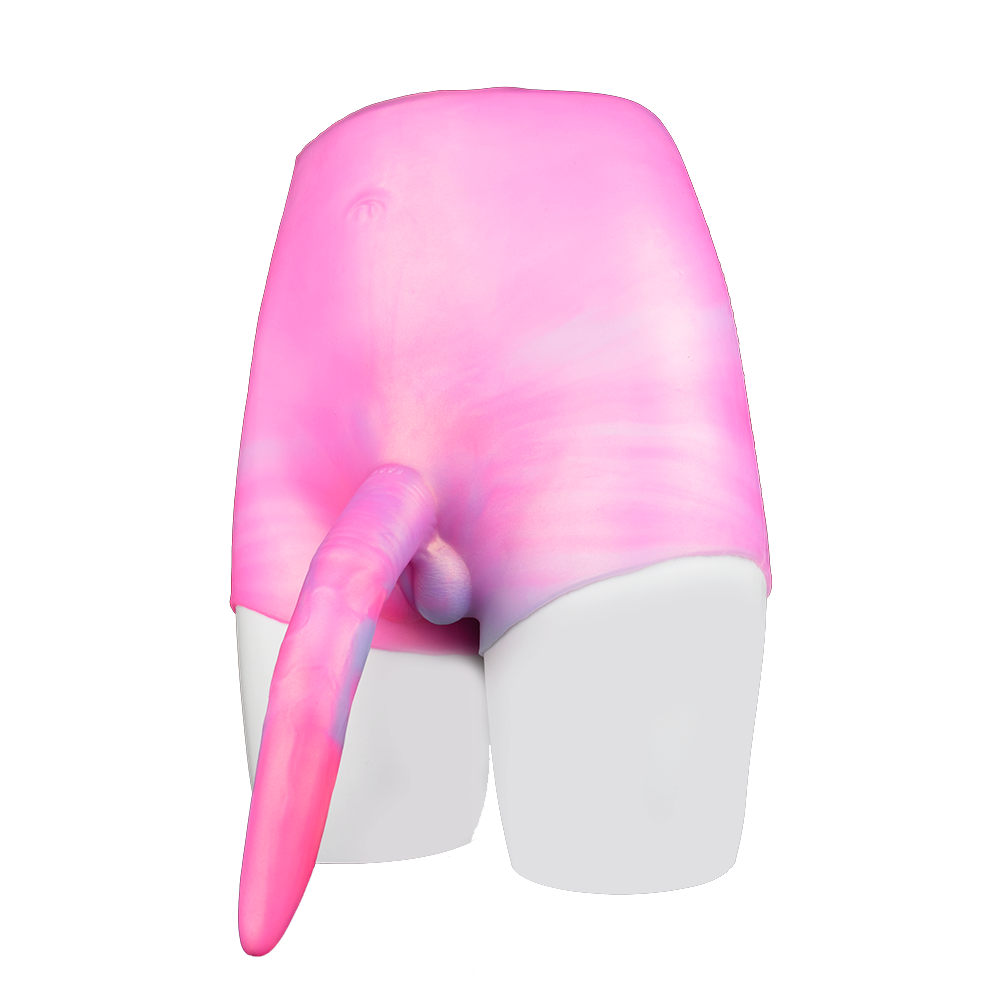 9 Inch Pink Deer Cock Silicone Dildo Pants