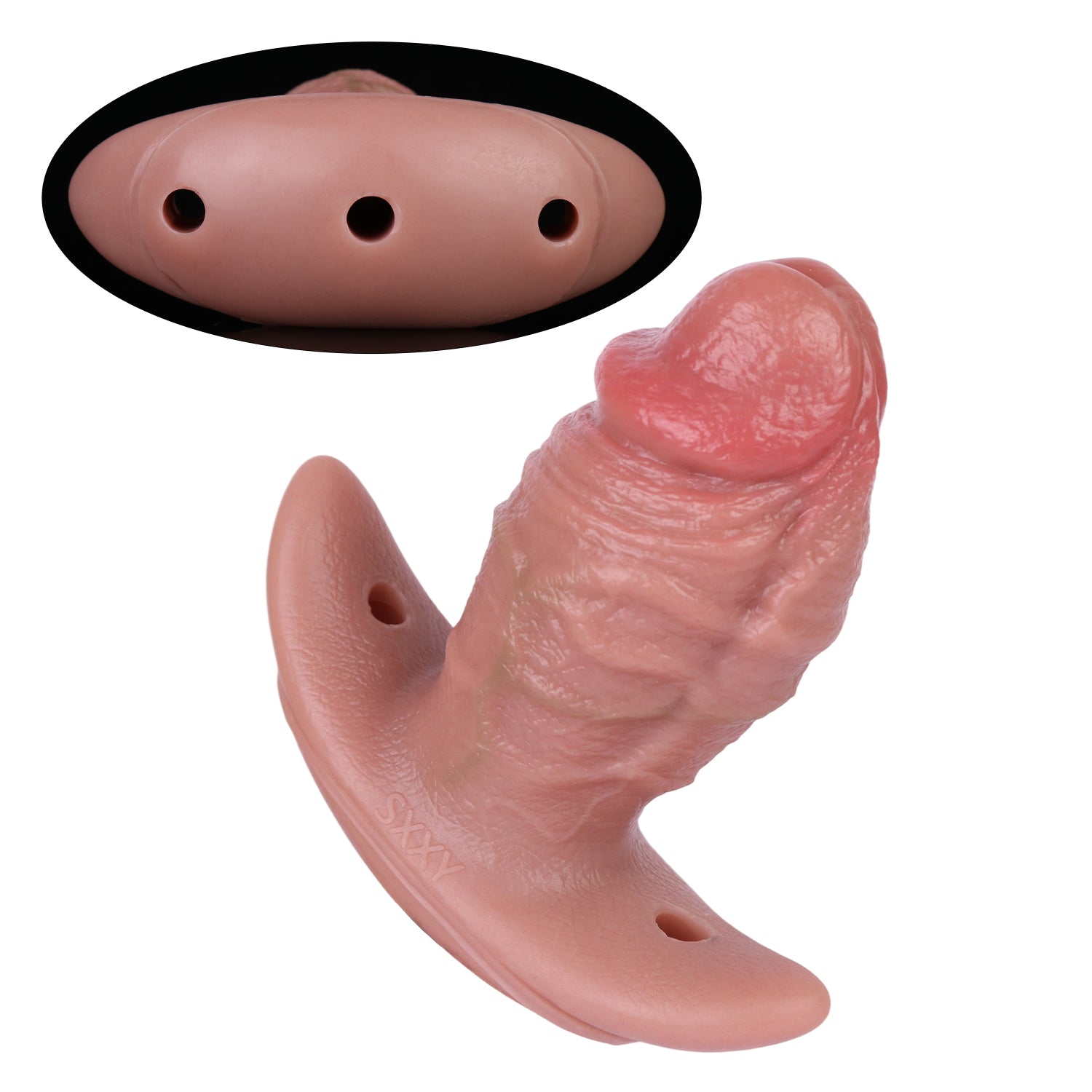 4 Inch Realistic Fat Penis Multi Functional Plug