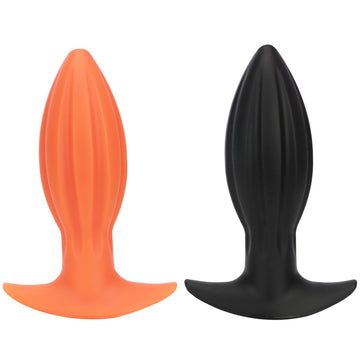 Elliptical Conical Silicone Giant Butt Plug Kit