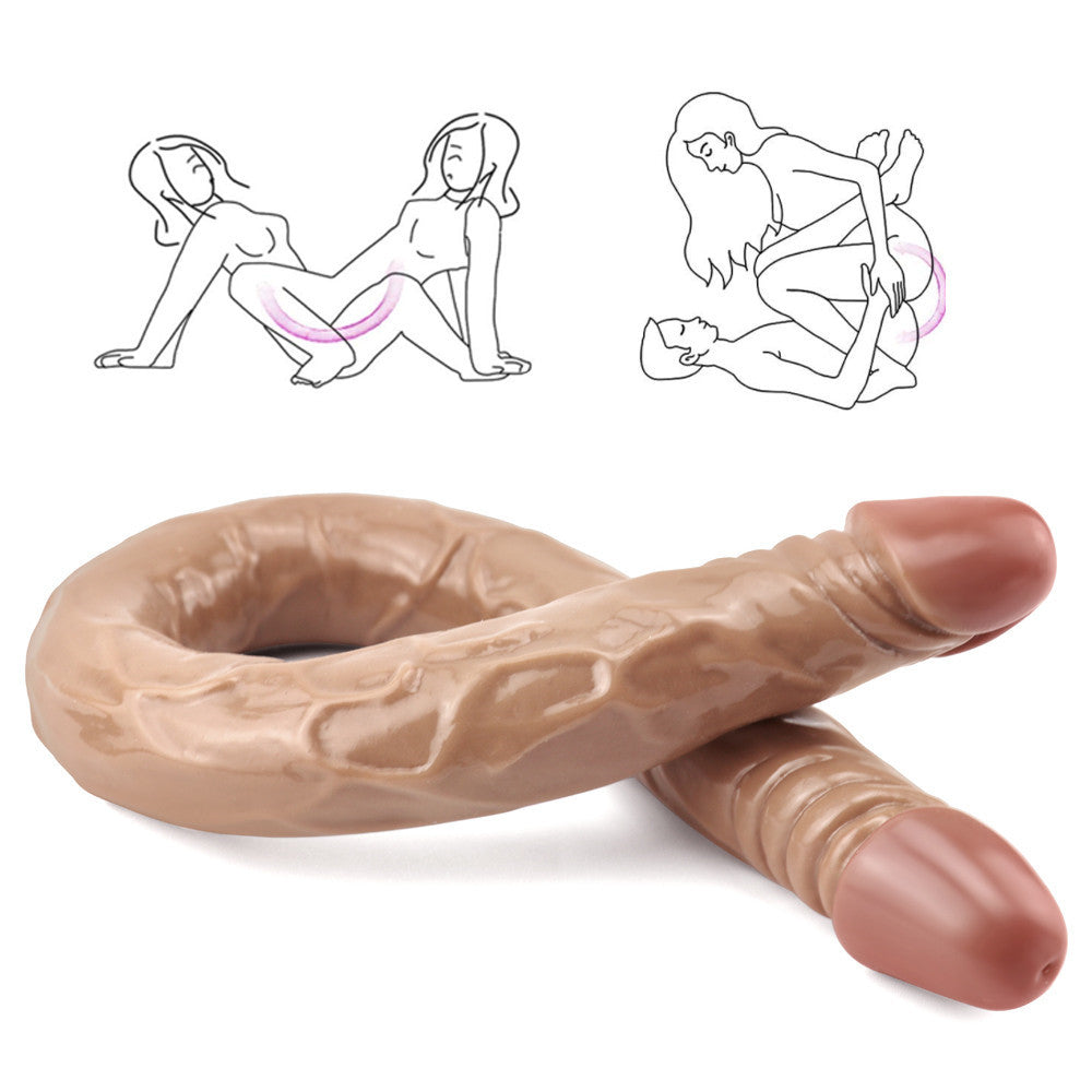 22 Inch Long Realistic Lesbian Double Dildo