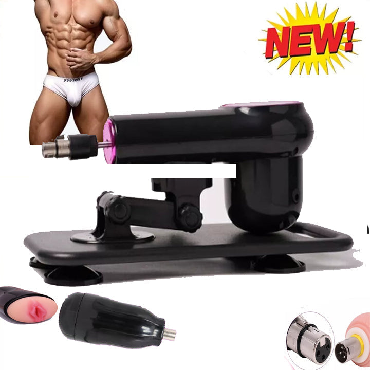 Mechanical Dildo Black Portable Sex Device