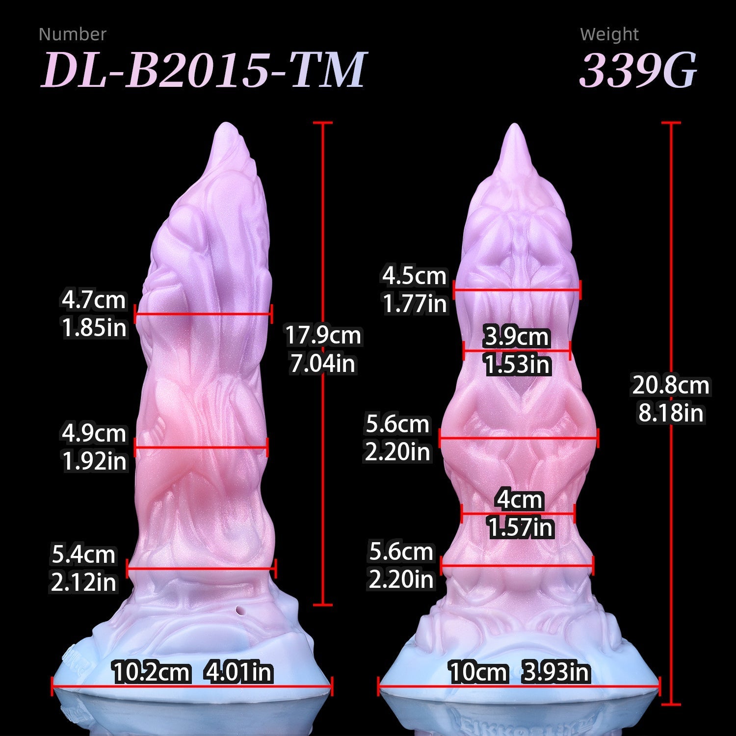8 Inch Scorpion King Inflatable Dildo Butt Plug