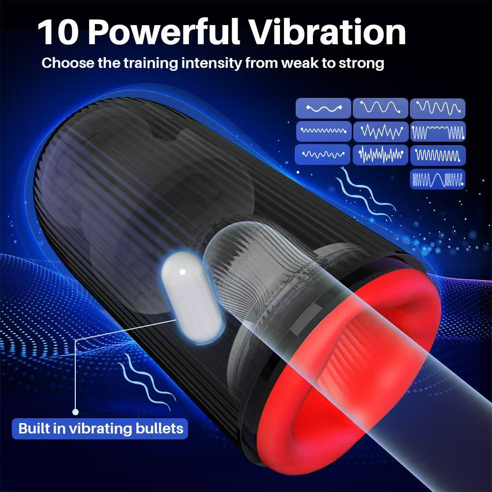 Tornado Rotating Vibrating Sucking Male Masturbator