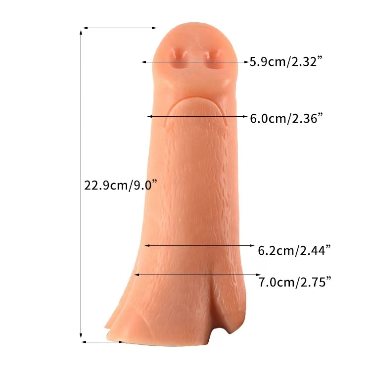 9 Inch Pig Nose Fantasy Dildo