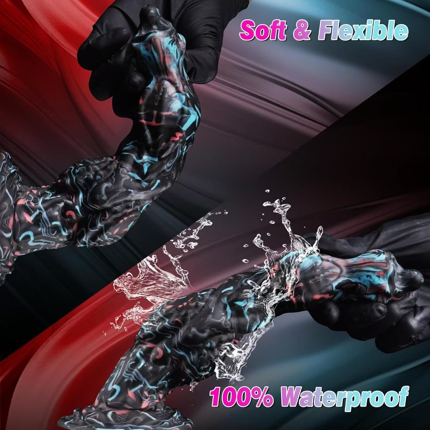 8 Inch Silicone Monster Knot Dildo