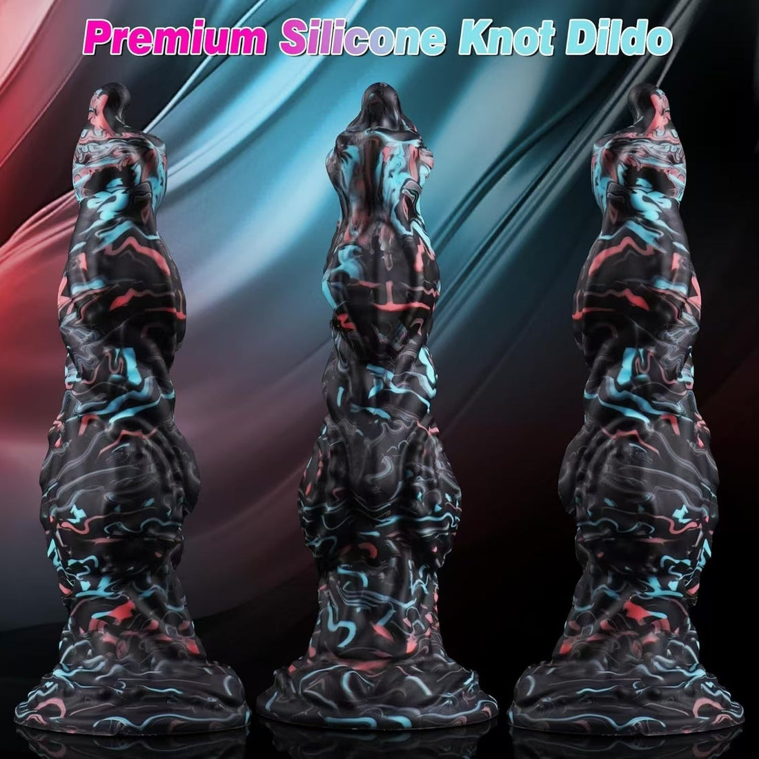 8 Inch Silicone Monster Knot Dildo